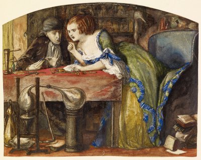 Laboratoriet af Dante Gabriel Charles Rossetti
