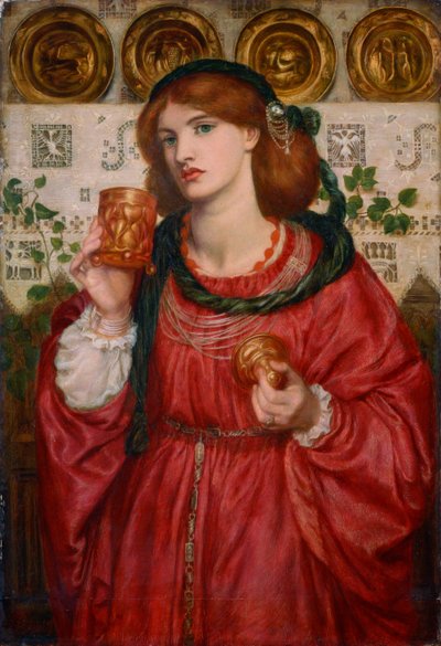 Den kærlige bæger, 1867 af Dante Gabriel Charles Rossetti