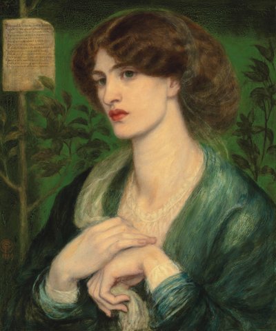 The Salutation of Beatrice, 1869 af Dante Gabriel Charles Rossetti