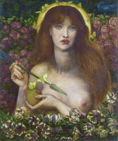 Venus Verticordia (Venus hjerteernes skifter) - Værk af Dante Gabriel Rossetti (1828-1882) af Dante Gabriel Charles Rossetti