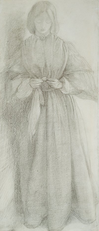 Elizabeth Siddal (fru Dante Gabriel Rossetti) af Dante Gabriel Rossetti