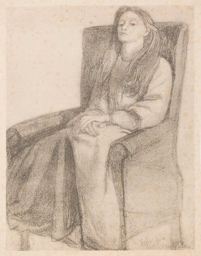 Elizabeth Siddal af Dante Gabriel Rossetti