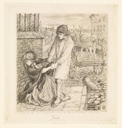 Fundet - kompositorisk undersøgelse af Dante Gabriel Rossetti