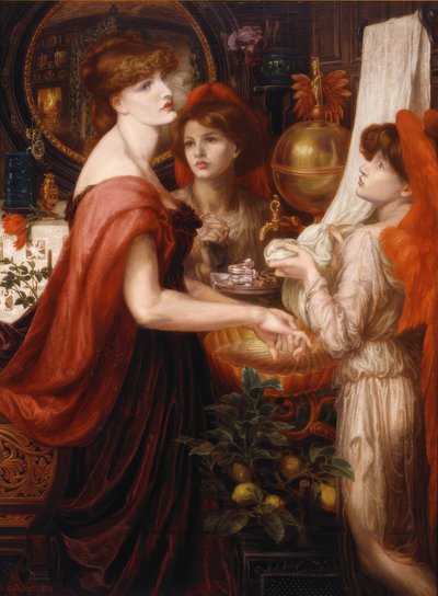 Den smukke hånd af Dante Gabriel Rossetti