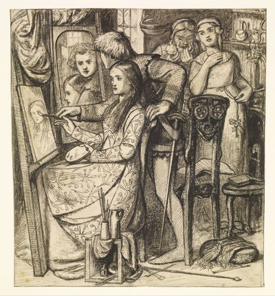 Kærlighedens spejl eller en lignelse om kærlighed af Dante Gabriel Charles Rossetti