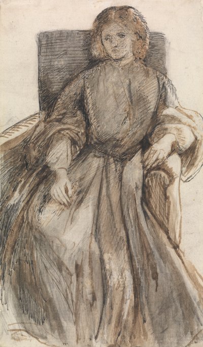 Frøken Elizabeth Siddal af Dante Gabriel Rossetti