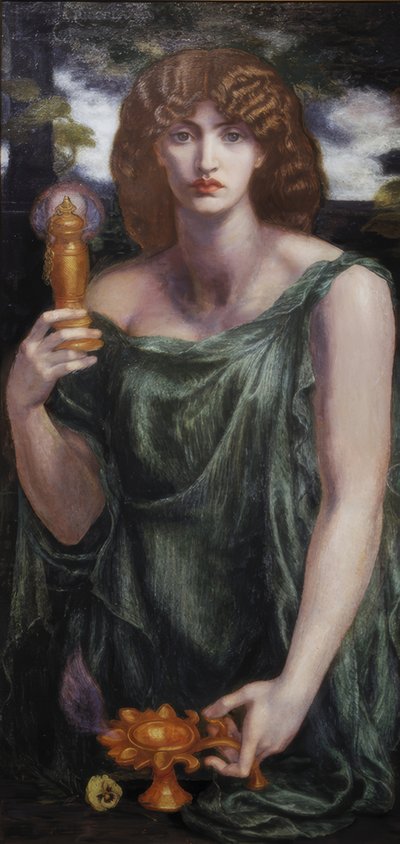 Mnemosyne af Dante Gabriel Rossetti