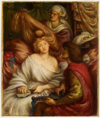Morgenmusik af Dante Gabriel Rossetti