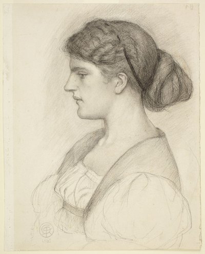 Profilbuste af Fanny Cornforth af Dante Gabriel Rossetti