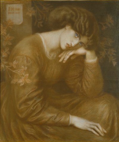 Reverie, 1868 af Dante Gabriel Rossetti