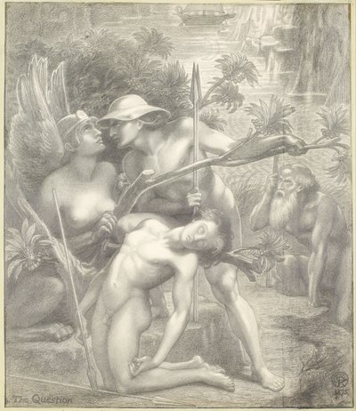 Spørgsmålet, sfinksen af Dante Gabriel Rossetti
