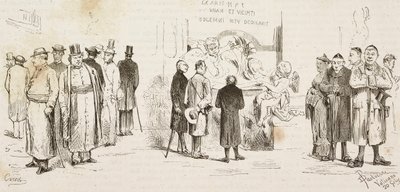 Tyske pilgrimme i Rom, gravering af Dante Paolocci og Canedi fra L