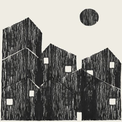 Abstrakte bylandskabs-huse af Danushka Abeygoda