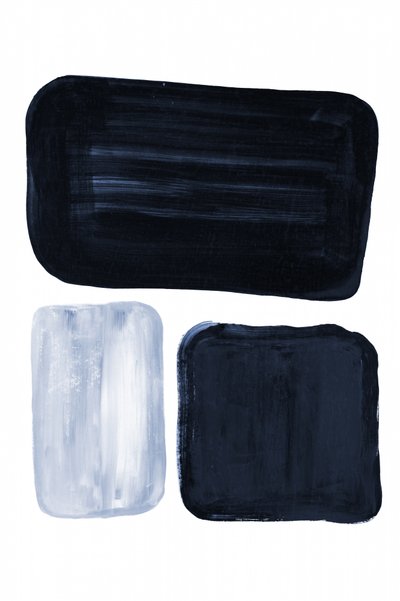 Minimalistiske blå klodser af Danushka Abeygoda