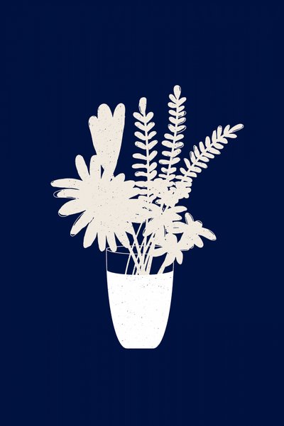 Minimalistisk blomsterbuket af Danushka Abeygoda