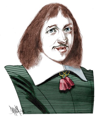 Portræt af Francois Vatel (1631 -1671) (Fritz Karl Watel) af Dariush Radpour