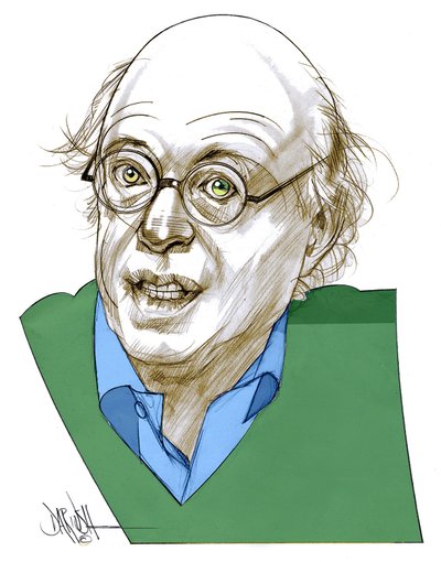 Sennett Richard , 2008 (digital farveblyantstegning) af Dariush Radpour
