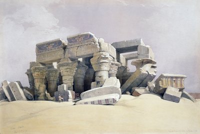 Kom Ombo, 21. november af David (after) Roberts