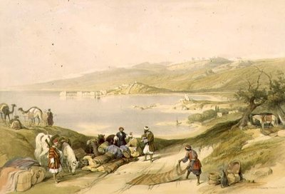 Sidon ser mod Libanon, plade 75 fra bind II af 