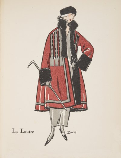La Loutre, fra en samling af modeplader af David