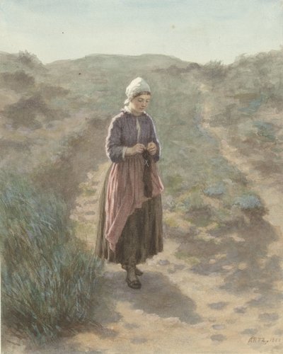 I klitterne i Zandvoort af David Adolph Constant Artz