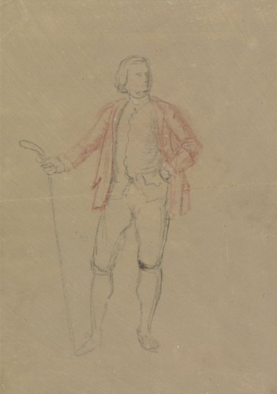 Studie til Portræt af William Inglis af David Allan