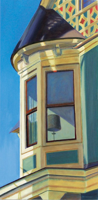 Broadway Bay, 2013 (olie på lærred) af David Arsenault