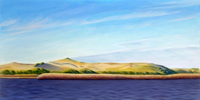 Entering the Provincelands, 2013 (olie på lærred) af David Arsenault