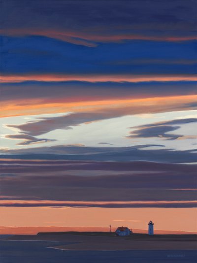 Race Point Finish, 2017 (olie på lærred) af David Arsenault