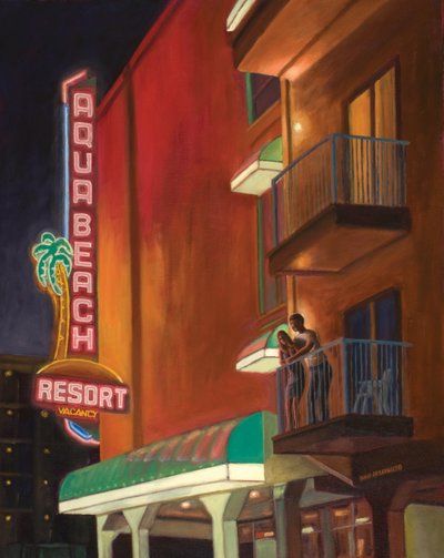 Wildwood Nights, 2011 (olie på lærred) af David Arsenault