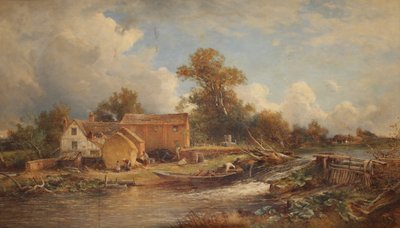 Forge Mill, River Tame, 1888 af David Bates