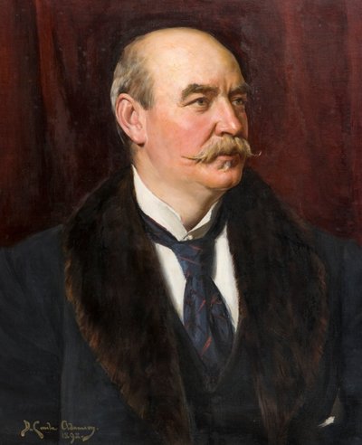 Portræt af James Russell (Dundee Chemist) af David Comba Adamson