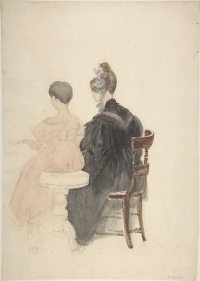En klaverlektion af David Cox