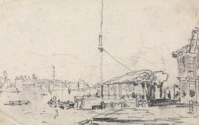 Udsigt over Schelde af David Cox