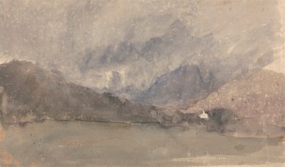 Curig Chapel, Caernarvonshire, Wales af David Cox