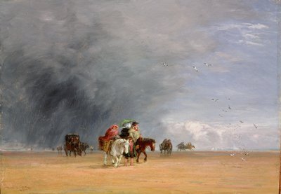 Crossing the Sands, 1848 af David Cox