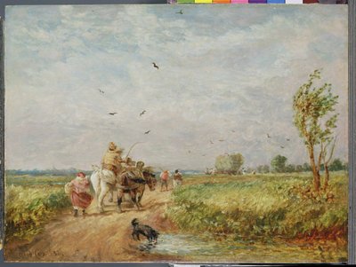 Går til hømarken af David Cox