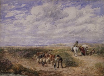 Hold den venstre vej, 1854 af David Cox