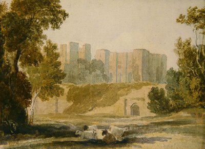 Kenilworth Castle (akvarel på papir) af David Cox