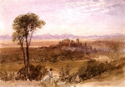 Lancaster (akvarel over blyant på papir) af David Cox