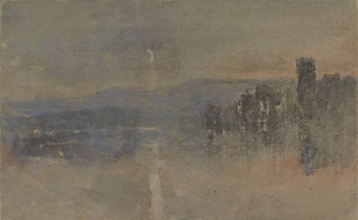 Måneskinslandskab af David Cox