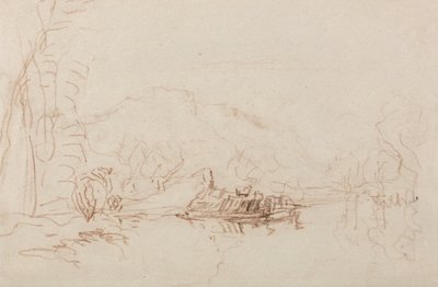 Flodscenen af David Cox