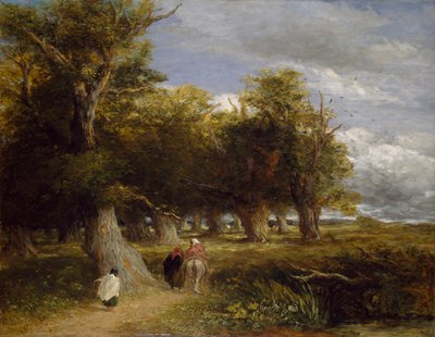 Skovens skørter, 1855 af David Cox