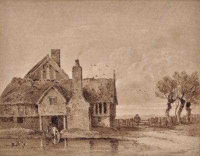 Undersøgelse af et stuehus af David Cox