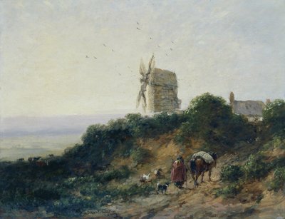 Vejen til møllen af David Cox