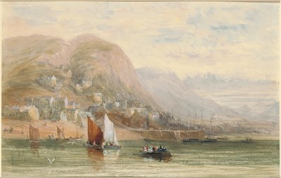 Udsigt over Barmouth, North Wales af David Cox
