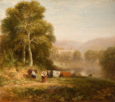 Bolton Abbey, 1844. af David Cox the elder