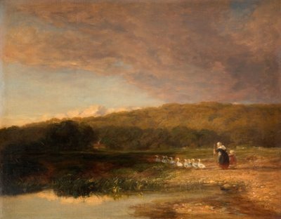 Aften, 1851-1853. af David Cox the elder