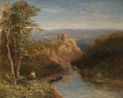 Cilgerran Castle, Pembrokeshire, 1852. af David Cox the elder