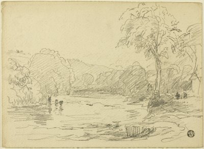 Flodscenen af David Cox the elder